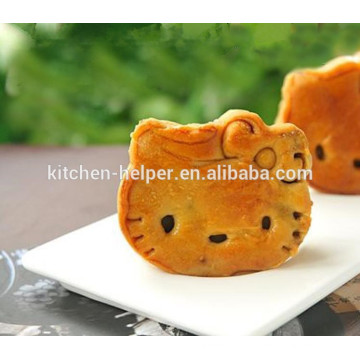 Popular Logo Printing Kitty Silicone Baking Cake chocolate Mold bakeware